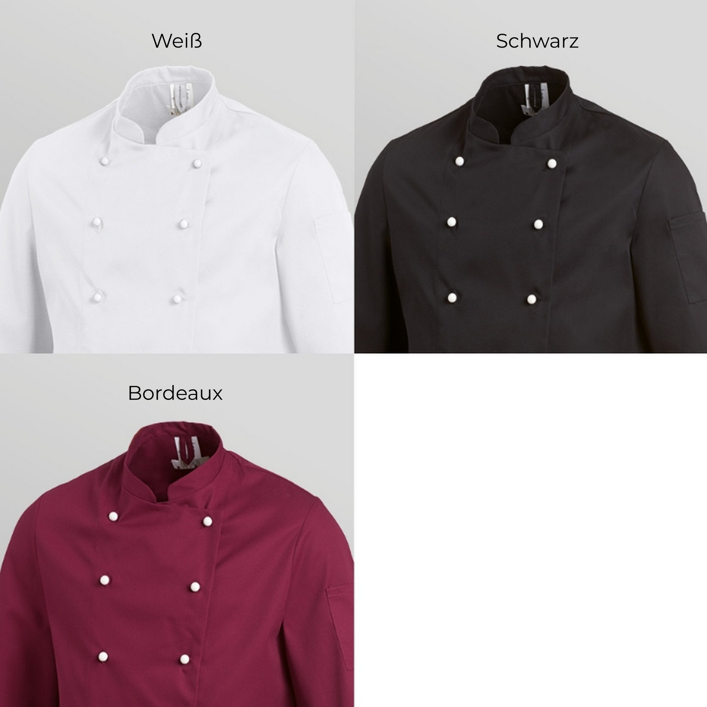 LEIBER Kochjacke Unisex – klassisch & strapazierfähig