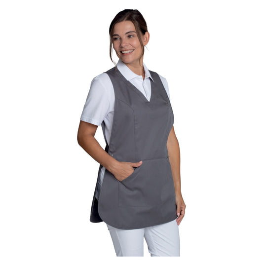 LEIBER Überwurfschürze mit Druckknopf & großer Fronttasche