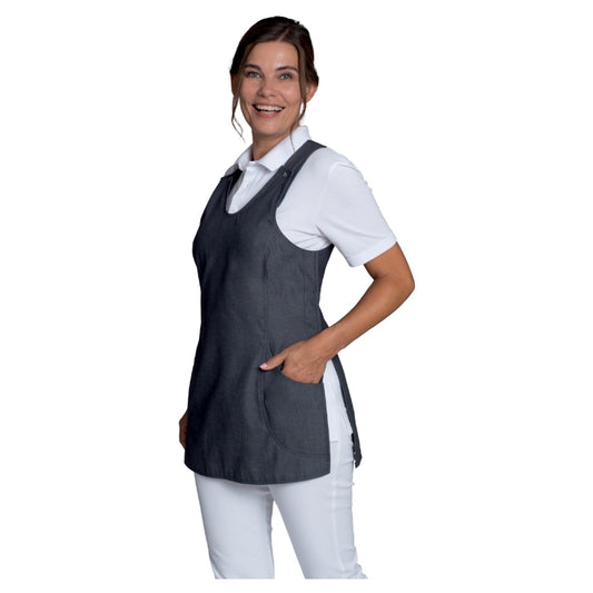 LEIBER Überwurfschürze modern mit Teilungsnähten & Seitentaschen