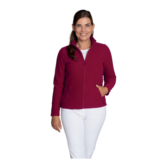 LEIBER Damen Fleecejacke mit Reißverschluss und Anti-Pilling-Ausrüstung