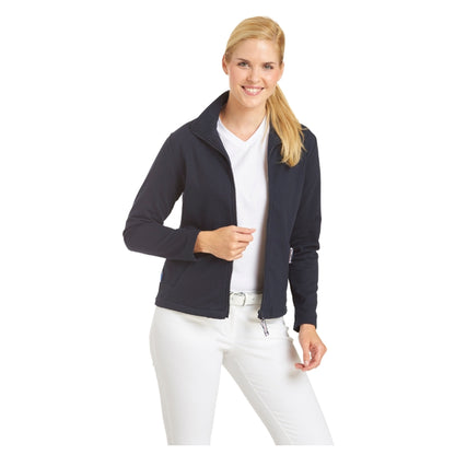 Damen Sweatjacke mit hohem Kragen und Reißverschluss | LEIBER