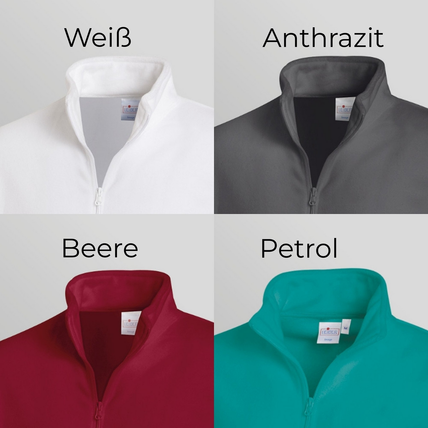 Herren Fleecejacke mit Reißverschluss und Anti – Pilling – Ausrüstung | LEIBER