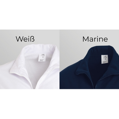 Damen Sweatjacke mit hohem Kragen und Reißverschluss | LEIBER