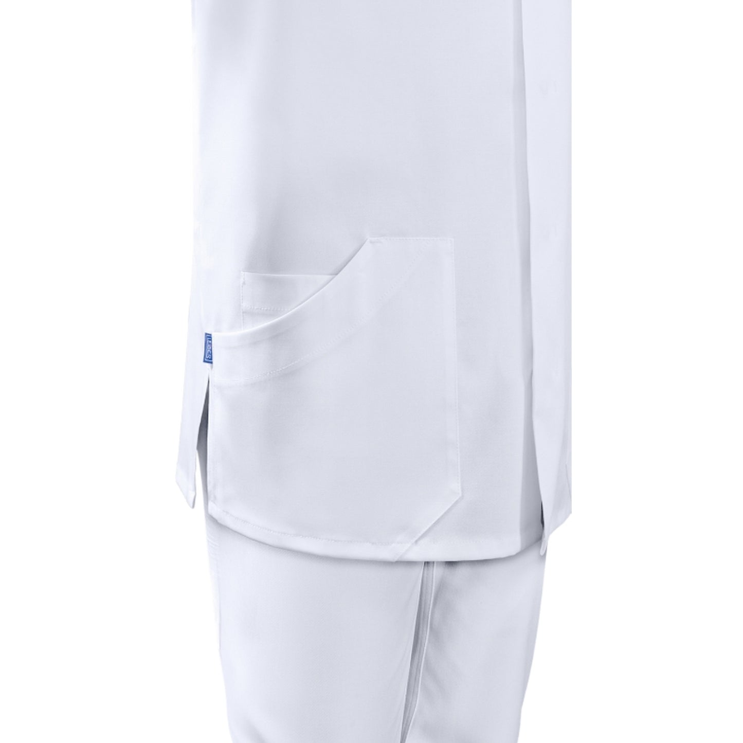 LEIBER Herren Kasack mit Stehkragen & Druckknopfleiste