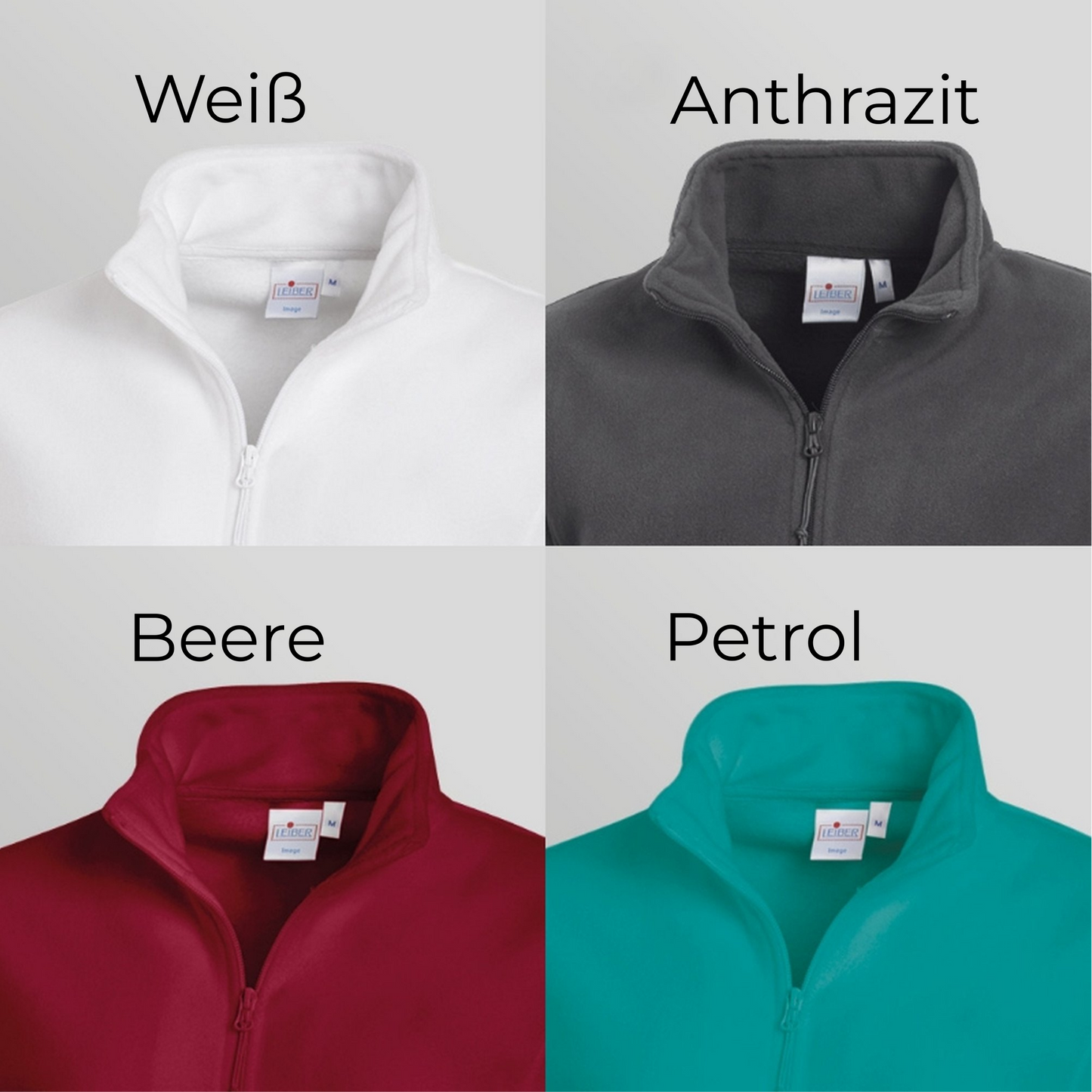 Damen Fleecejacke mit Reißverschluss und Anti – Pilling – Ausrüstung | LEIBER