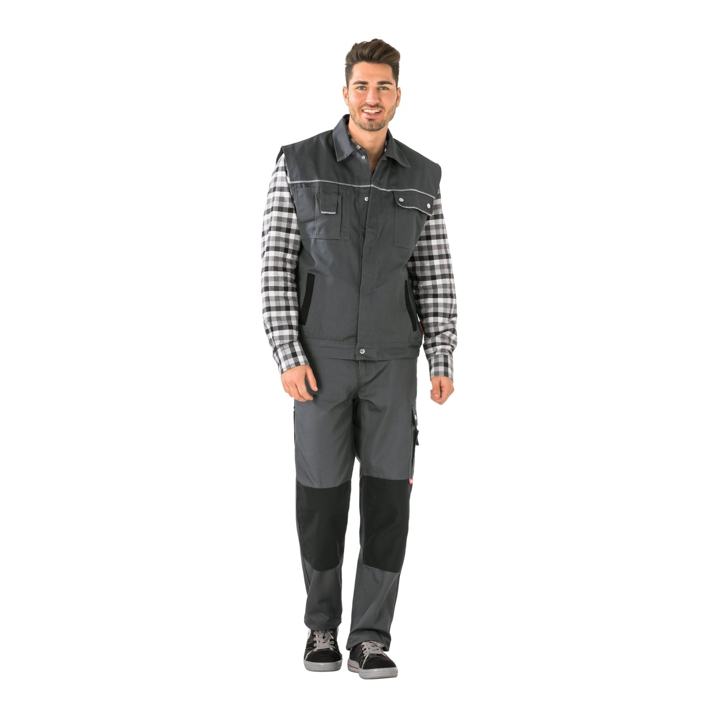 Herren Canvas 320 Weste | PLANAM