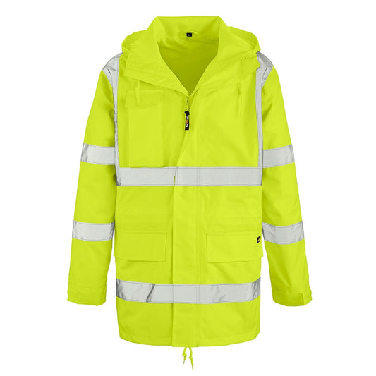 Herren Warnschutz-Regenjacke Barrie | TEXXOR