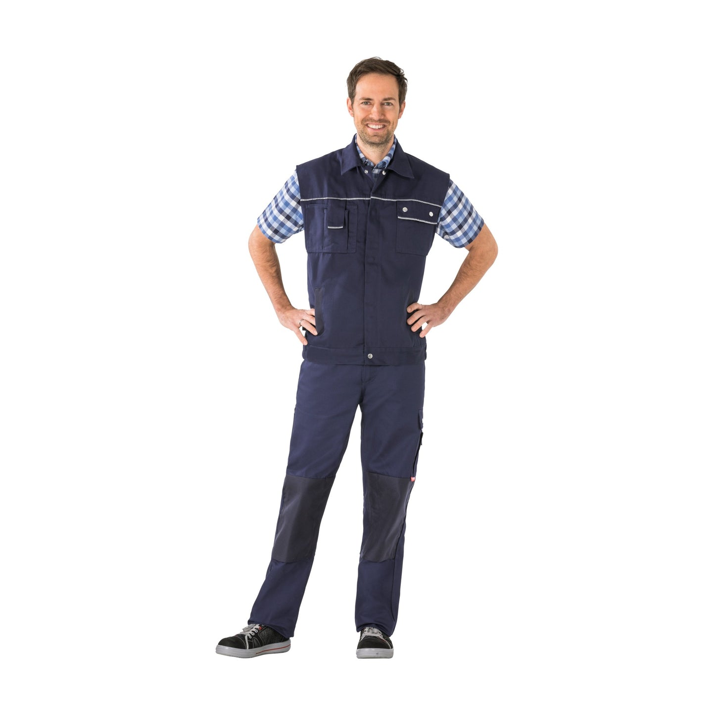 Herren Canvas 320 Weste | PLANAM