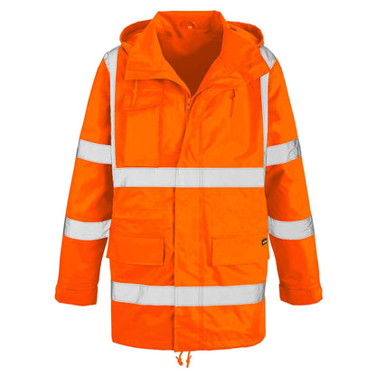 Herren Warnschutz-Regenjacke Barrie | TEXXOR