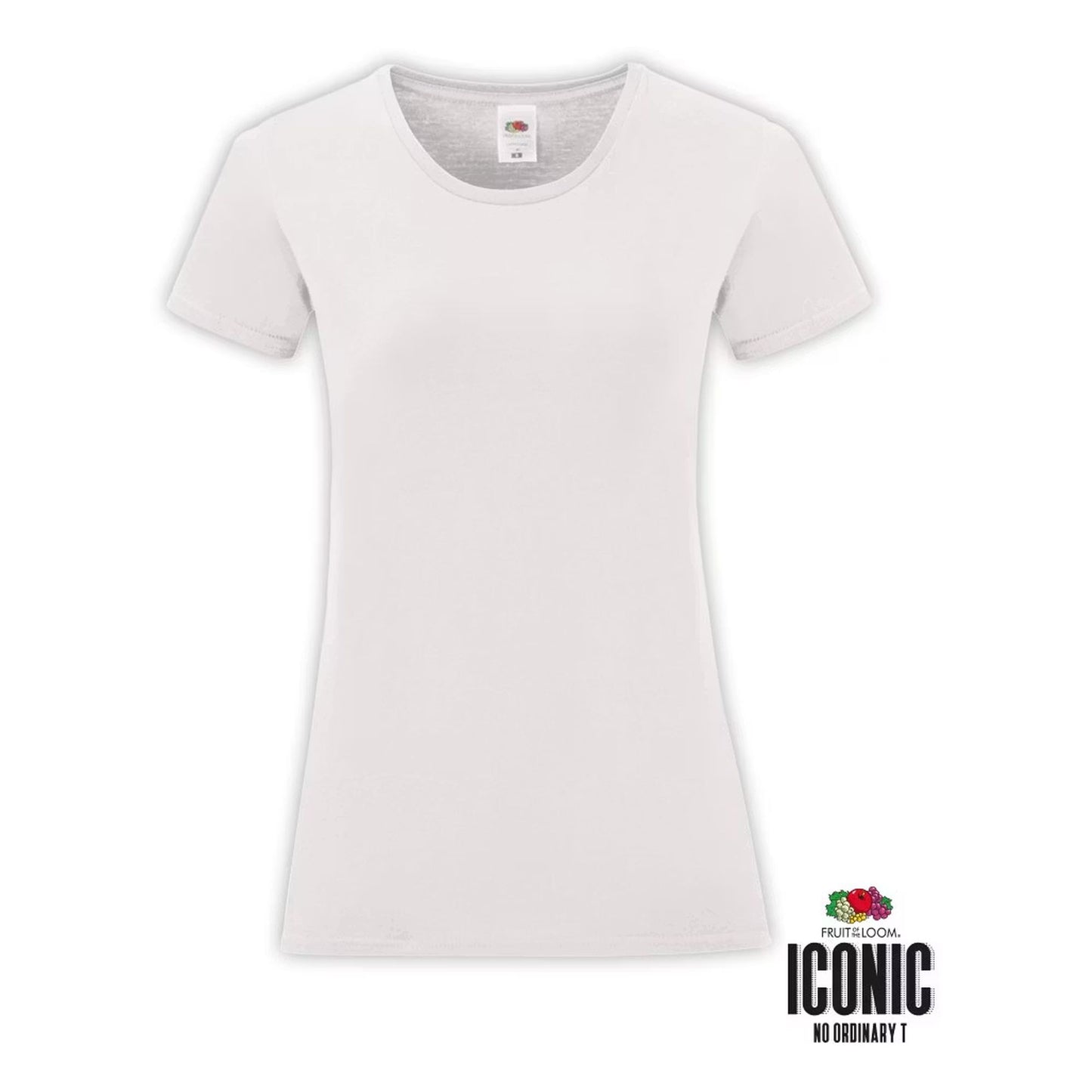 Fruit of the Loom Damen Basic T – Shirt – Ladies Iconic 150 T | CARSON