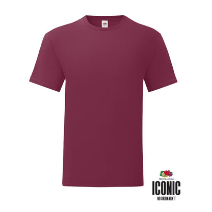 Fruit of the Loom Herren Basic T – Shirt – Herren Iconic 150 T | CARSON