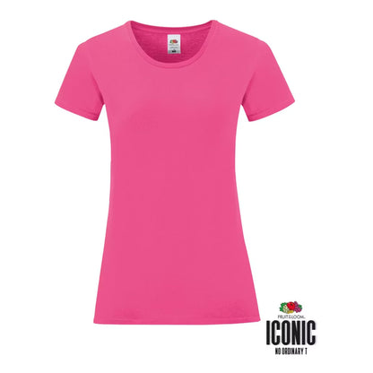 Fruit of the Loom Damen Basic T – Shirt – Ladies Iconic 150 T | CARSON