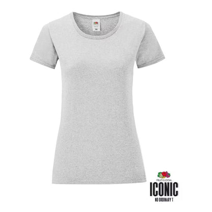 Fruit of the Loom Damen Basic T – Shirt – Ladies Iconic 150 T | CARSON