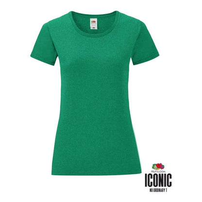 Fruit of the Loom Damen Basic T – Shirt – Ladies Iconic 150 T | CARSON