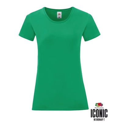 Fruit of the Loom Damen Basic T – Shirt – Ladies Iconic 150 T | CARSON