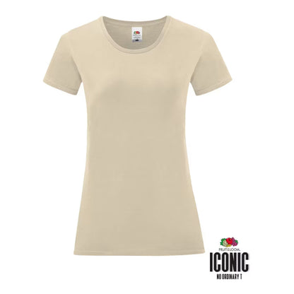 Fruit of the Loom Damen Basic T – Shirt – Ladies Iconic 150 T | CARSON