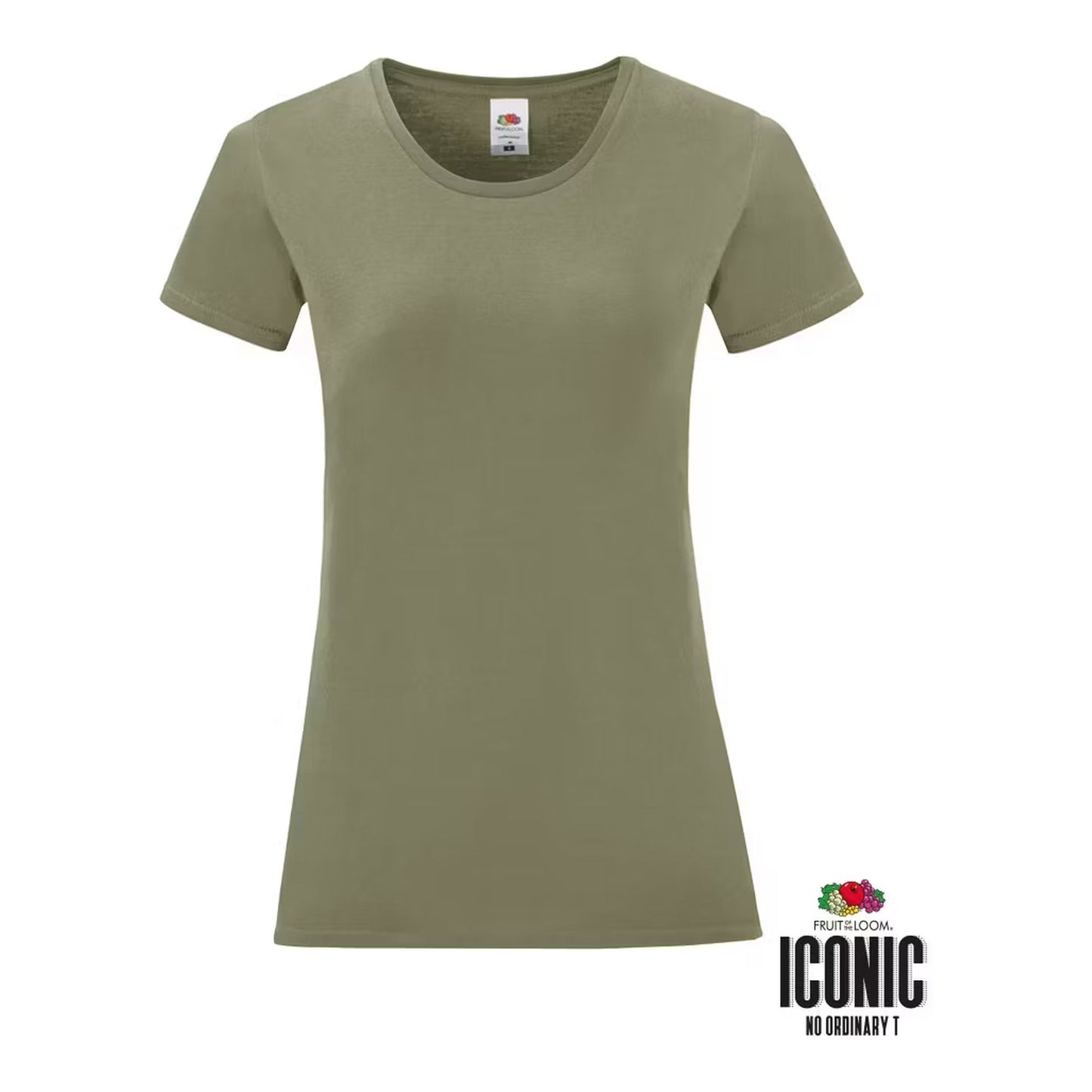 Fruit of the Loom Damen Basic T – Shirt – Ladies Iconic 150 T | CARSON
