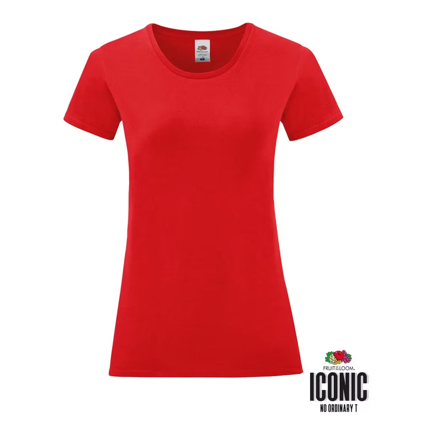Fruit of the Loom Damen Basic T – Shirt – Ladies Iconic 150 T | CARSON