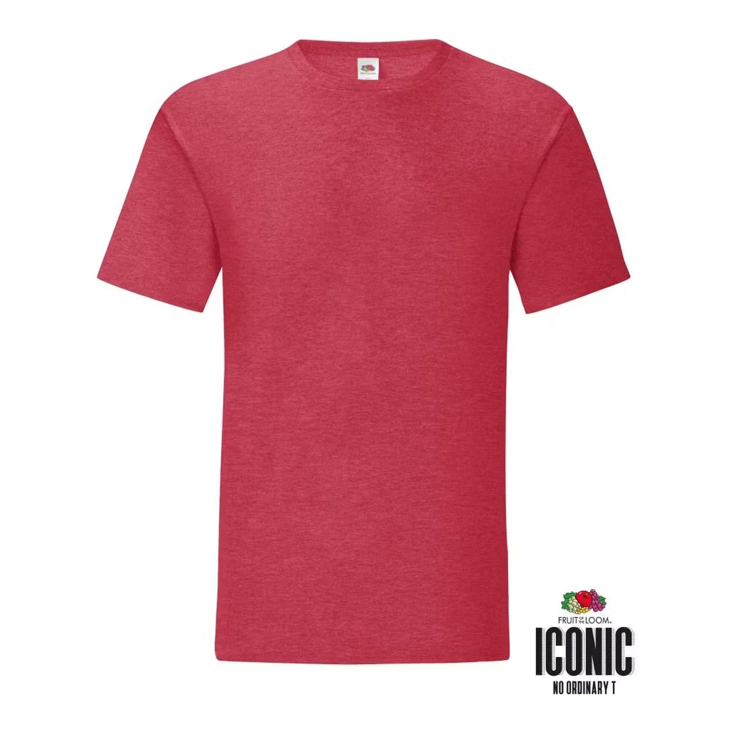 Fruit of the Loom Herren Basic T – Shirt – Herren Iconic 150 T | CARSON