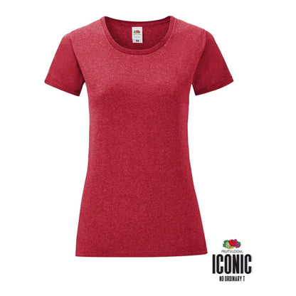 Fruit of the Loom Damen Basic T – Shirt – Ladies Iconic 150 T | CARSON