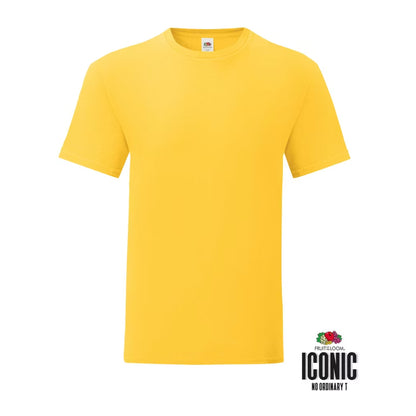 Fruit of the Loom Herren Basic T – Shirt – Herren Iconic 150 T | CARSON