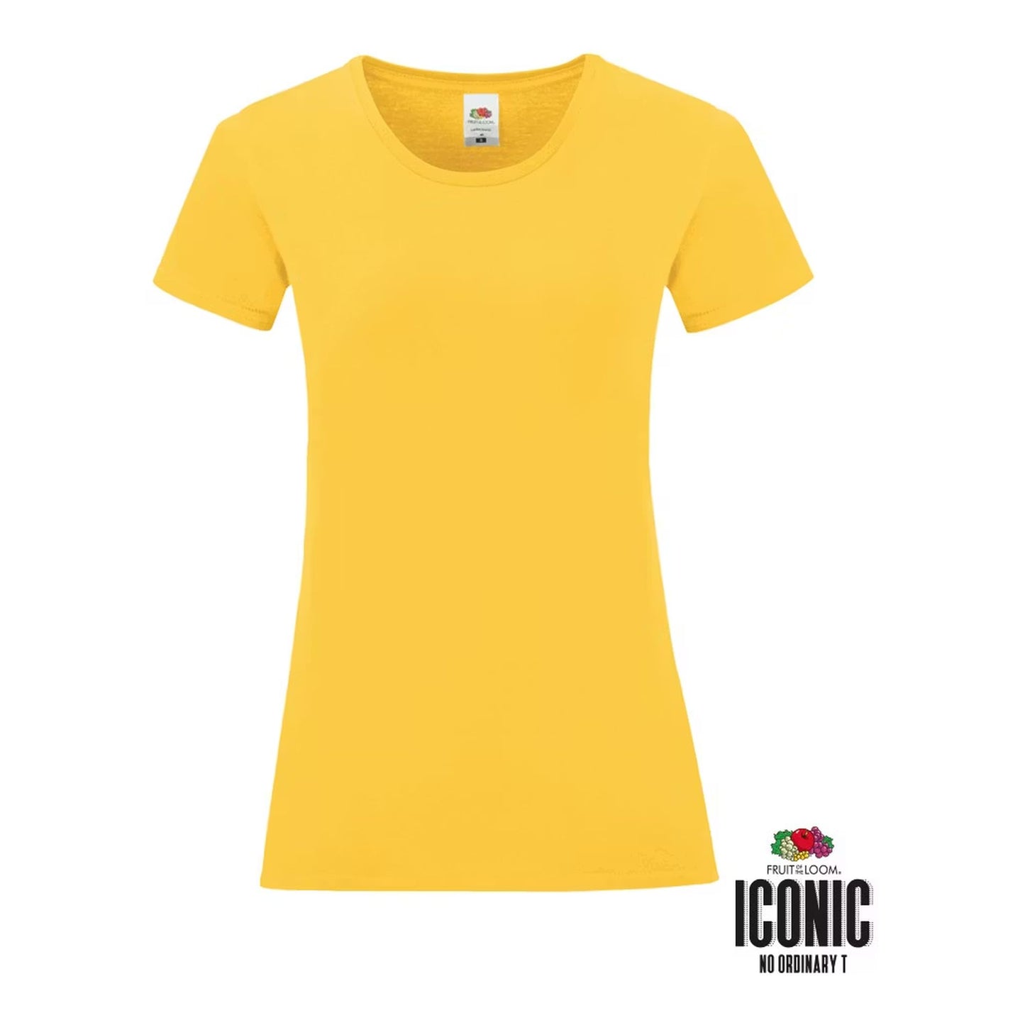 Fruit of the Loom Damen Basic T – Shirt – Ladies Iconic 150 T | CARSON