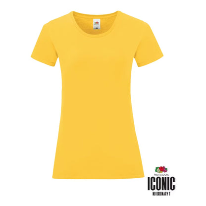 Fruit of the Loom Damen Basic T – Shirt – Ladies Iconic 150 T | CARSON