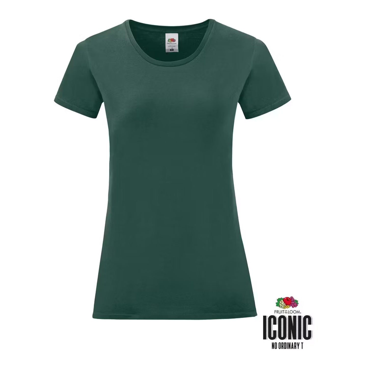 Fruit of the Loom Damen Basic T – Shirt – Ladies Iconic 150 T | CARSON