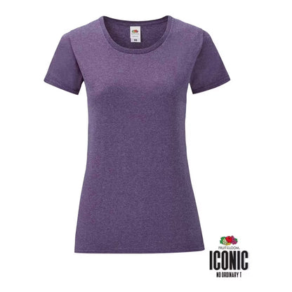 Fruit of the Loom Damen Basic T – Shirt – Ladies Iconic 150 T | CARSON