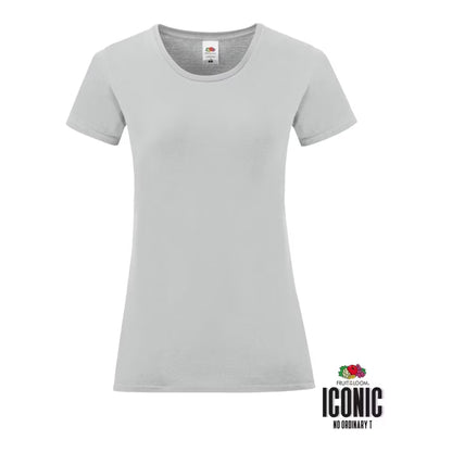 Fruit of the Loom Damen Basic T – Shirt – Ladies Iconic 150 T | CARSON